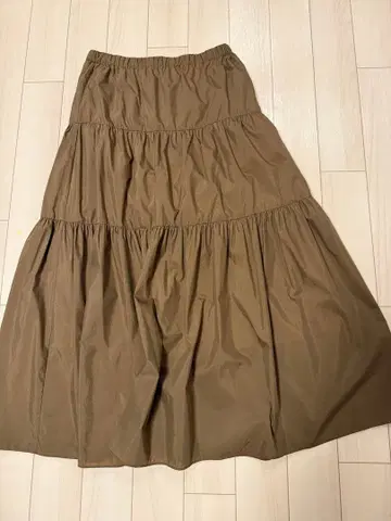 Theory 브라운 캉캉 스커트 S