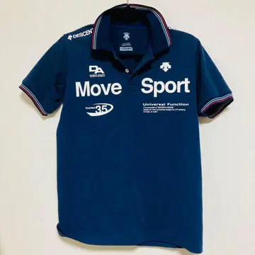 데상트 Move Sport 피케 셔츠 네이비 골프