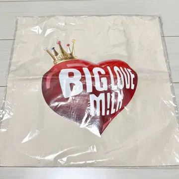 M!LK BIGLOVE 로고 토트 토트백