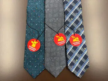 포켓몬 넥타이 3개 세트 박스 포함