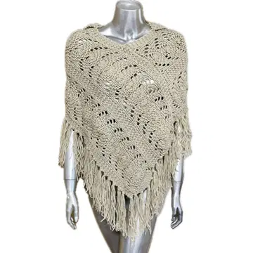 프린지 달린 판초