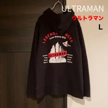 ULTRAMAN 울트라맨 지퍼 후드티 츠부라야 프로덕션 레어!