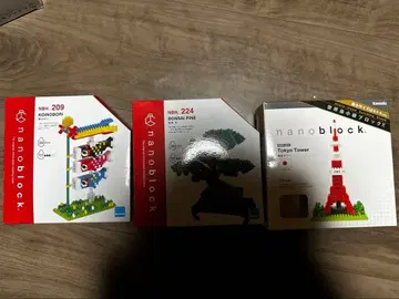 nanoblock 3가지 키트 세트