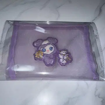 TWICE 산리오 콜라보 메쉬 파우치 사나 코로코로쿠리린