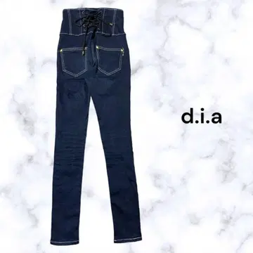 d.i.a 다이아 하이웨스트 레이스업 팬츠