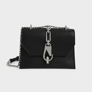 찰스앤키스 메탈릭 악센트 턴락 크로스바디백