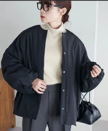 DISCOAT 노카라 패딩 자켓