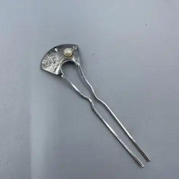 20 빈티지 진주 부채꼴 디자인의 금속제 헤어콤