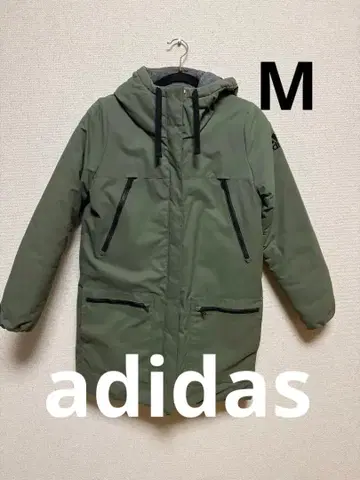 adidas 아디다스 올리브 그린 다운 자켓 여성용 방한 M