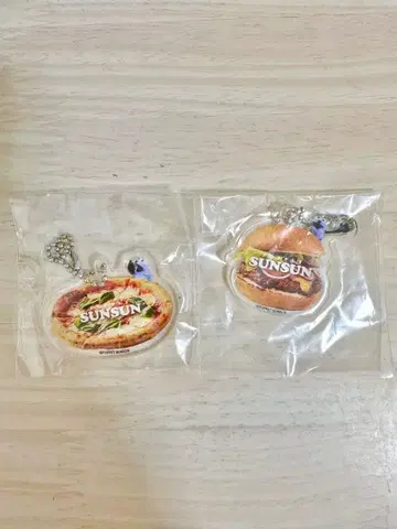 SUNSUN 퍼펫 스 아크릴 키링 2개 세트