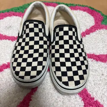VANS 체커보드 슬립온 27.0cm