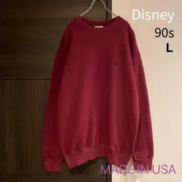[ 새상품급 ] USA 90s Disney 실루엣 미키 원포인트 자수