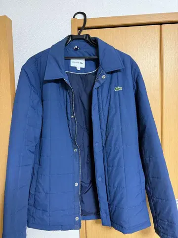LACOSTE 네이비 퀼팅 자켓 US 5