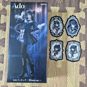 Ado 피규어 Winter ver. 다이컷 스티커 라운드원