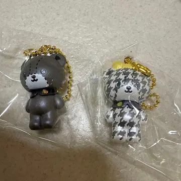 헬로키티 흑백 걸리시 시크릿 마스코트 참 타이니 참