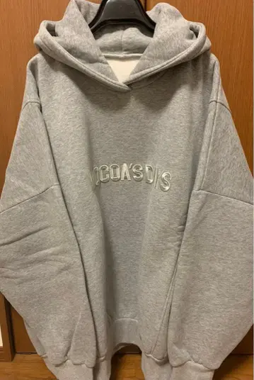 모코아즈 후드티 맨투맨 그레이