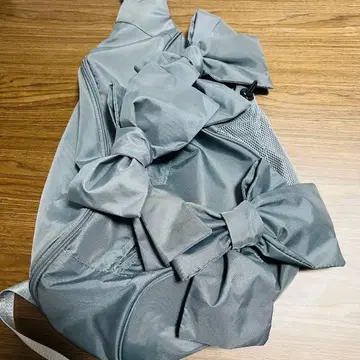 merry jenny 리본 원숄더백 그레이