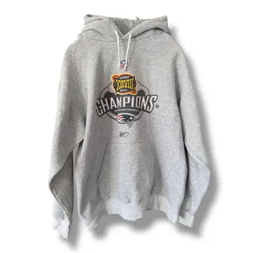 리복 NFL 페이트리어츠 후드티 그레이 00s