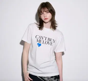 오파크 클립 화이트 T셔츠 여성용