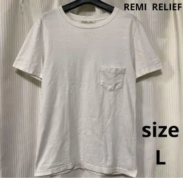 REMI RELIEF 화이트 T셔츠 L 사이즈