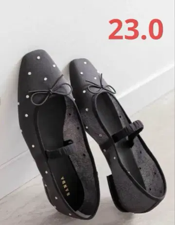 [새상품] 란다 비쥬 시어 플랫 펌프스