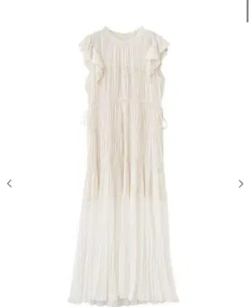 COCO DEAL 개더 드로스트 티어드 원피스