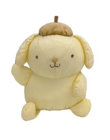 레어 폼폼푸딩 타프타 봉제 인형 레트로