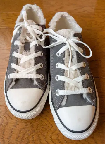 새상품급! 컨버스 올스타 스웨이드&보아 23cm 따뜻함!