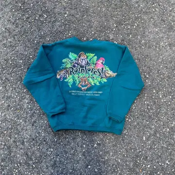 80s 맨투맨 sweat Rainforestcafe