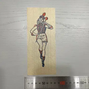 1940s 빈티지 다리미 전사지 핀업걸 마칭 밴드