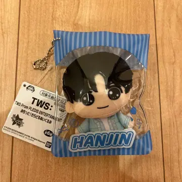 TWS 꽉 끼는! 반짝이는 봉제 인형 HANJIN 한진