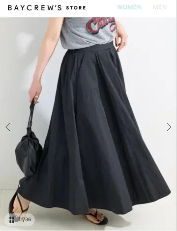 [ 현행 모델 ] 베이크루즈 플레어 스커트