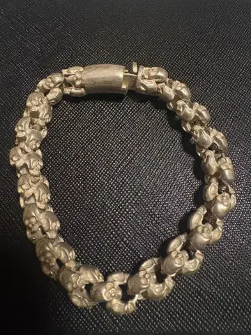 해골 스컬 해골 팔찌 y2k 아카이브 실버 빈티지