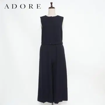 ADORE 와이드 올인원 오버롤 네이비 사이즈 36*GD1111