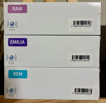 리제로 에밀리아 렘 라무 혜택 라이팅 명찰