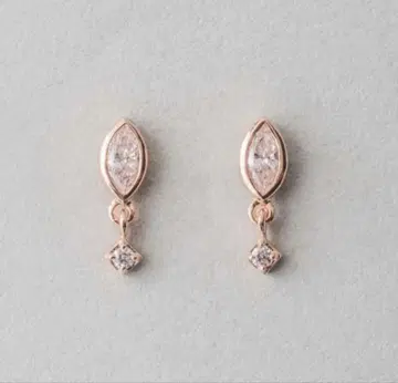 ete 뷰 귀걸이 핑크 골드