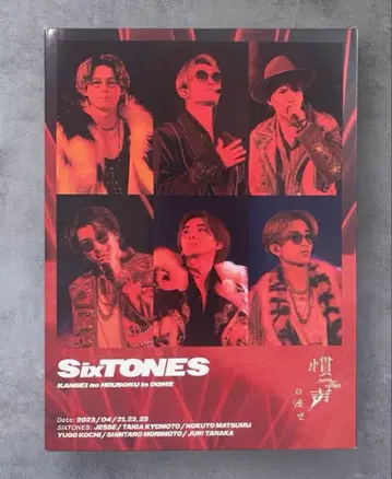 SixTONES 관성의 법칙 in DOME 초회 한정판 Blu-ray