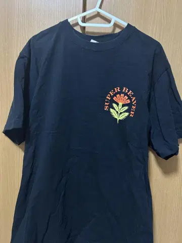 슈퍼 비버 t셔츠와 타월