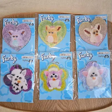 Furby 아크릴 키링 6개 세트