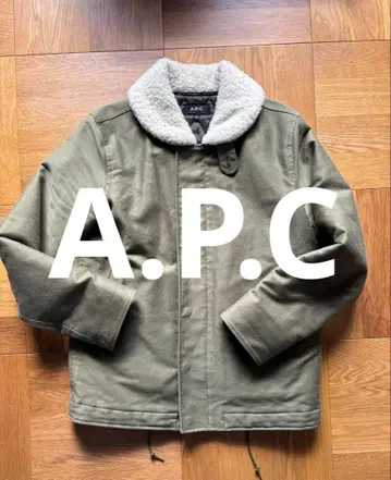 men's XS/A.P.C 밀리터리 자켓