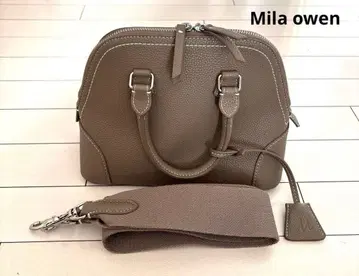 Mila Owen (밀라 오웬) 와이드 숄더 보스턴 백