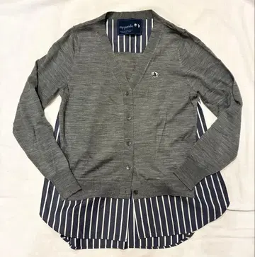 my panda 긴팔 가디건 F 사이즈 그레이