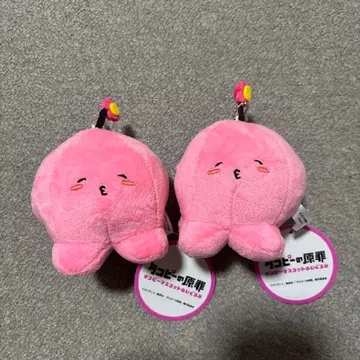 타코피의 원죄 타코피 봉제 인형 마스코트 2개 세트 해피 꽃