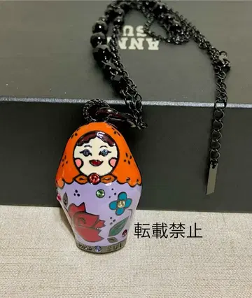 ANNA SUI 목걸이 마트료시카 로켓 펜던트 미사용 레어