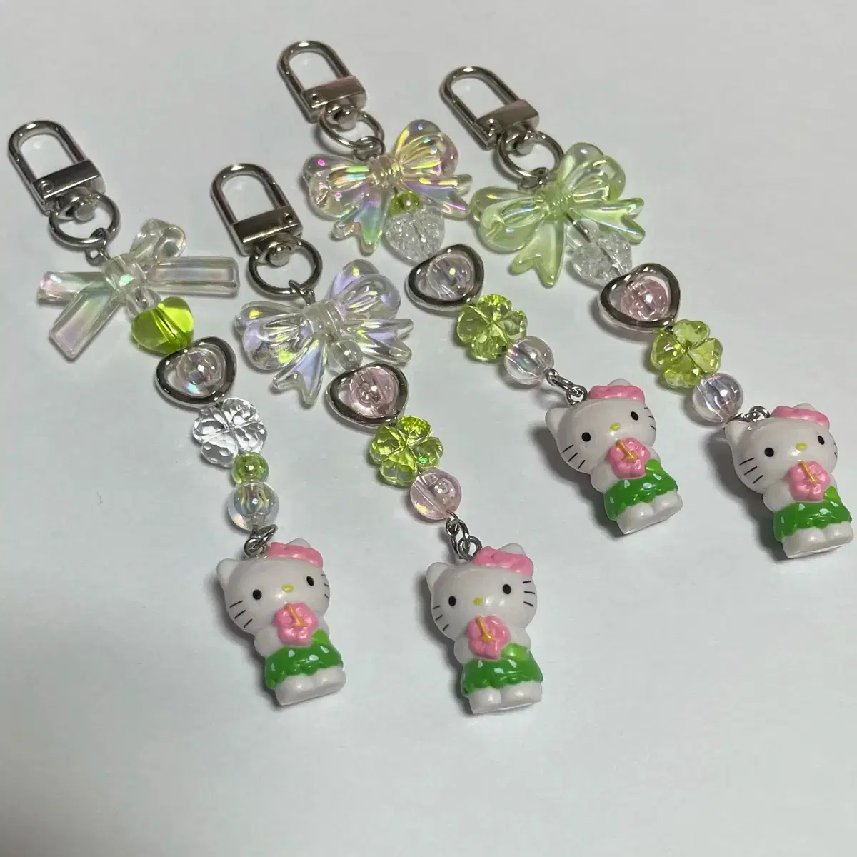 Hello Kitty Beaded Keychain