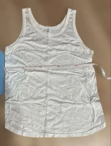 MB 탱크탑 화이트 무지 남성용