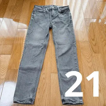 upper hights STELLA 데님 블랙 데님 21인치