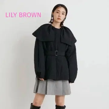 LILY BROWN 보타니컬 퀼팅 코트