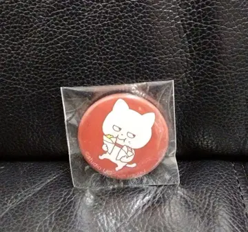 악당 고양이 핀 배지 와인 레드 크레이프 루미네