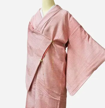 유 100 기모노 코몬 순수 실크 새상품급 일품